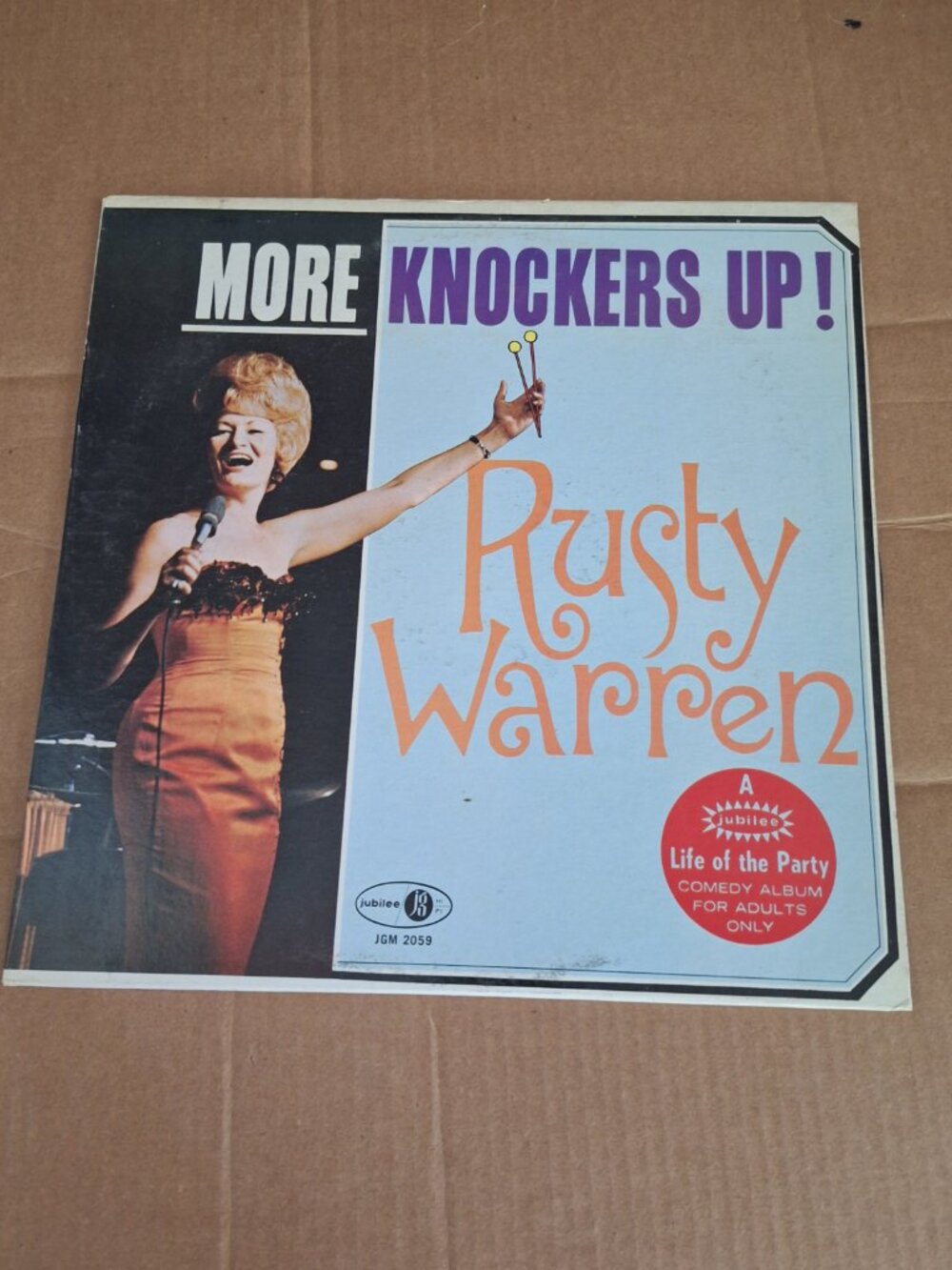 rusty warren more knockers up lp record